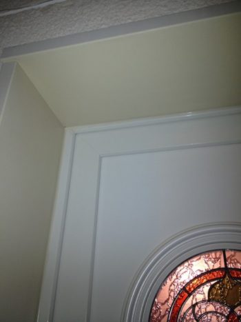 Détail de pose de porte Pvc à Châlus 87